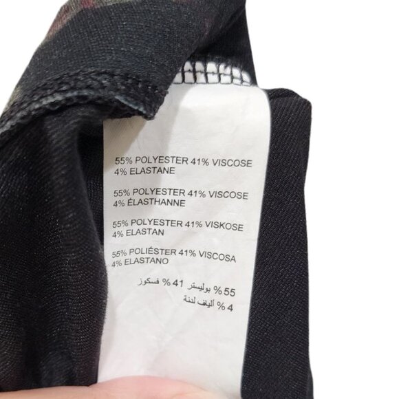 Michel Studio Pants Women's Size 2X Floral Print Straight Leg - Picture 10 of 14